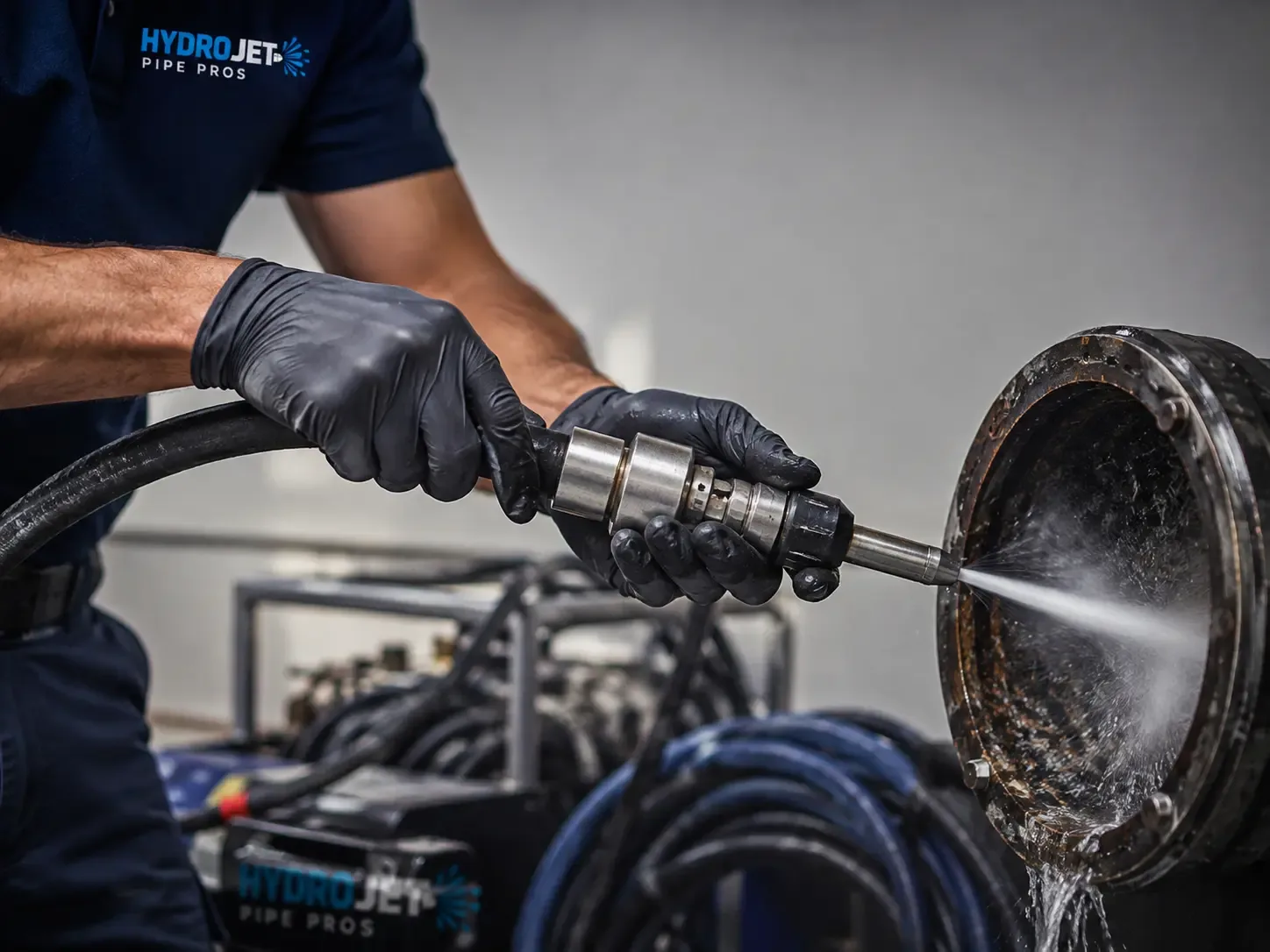 Hydro Jet Pipe Descaling in Fort Bliss, TX